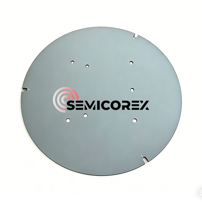 Plátaí Graifíte SiC-brataithe